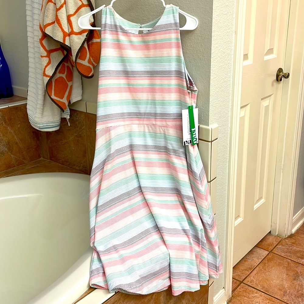 Pact Organic Cotton Summer Dress with Pockets NWT